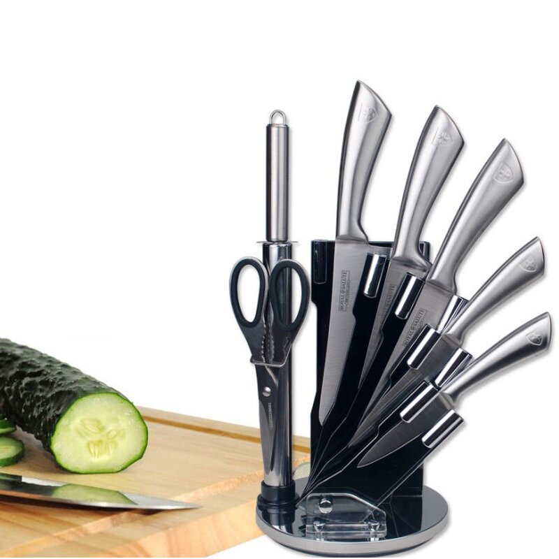 Kitchen Knife Set Factory - OEM 8 Pcs Stainless Steel Kitchen Accessories