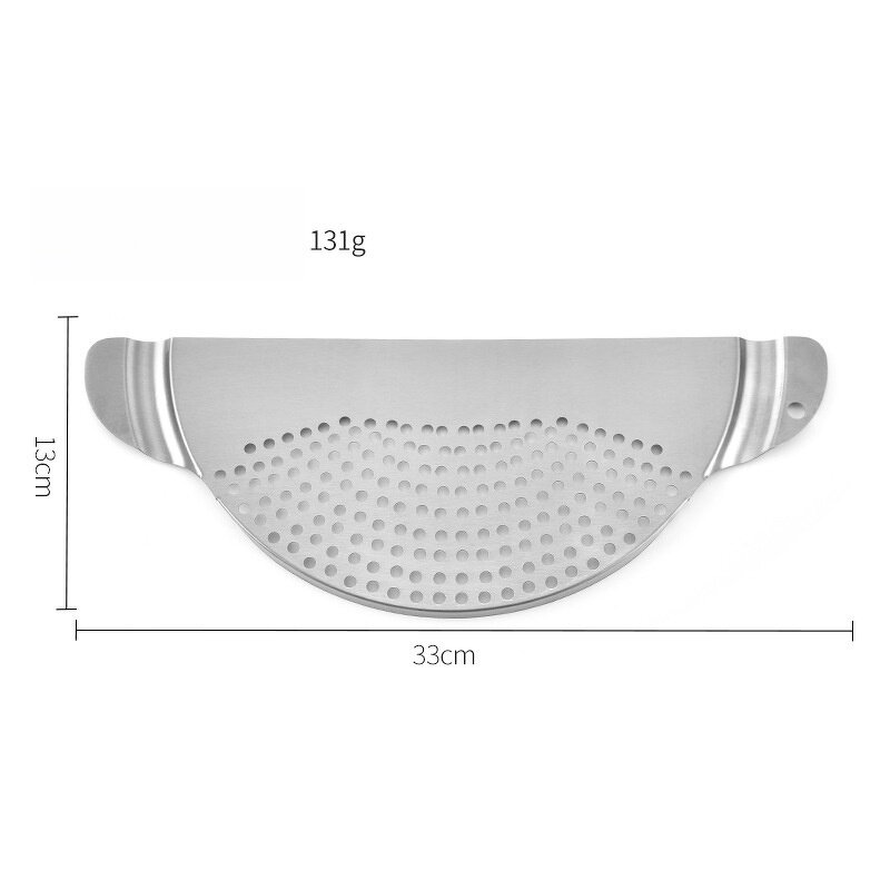 Pasta Strainer Factory - OEM Stainless Steel Practical Draining Tool Pot Pan