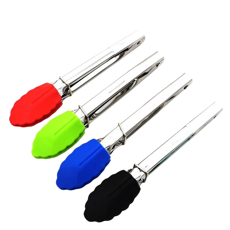 BBQ Tongs Factory - OEM Eco-Friendly Heat Resistant Stainless Steel Silicone