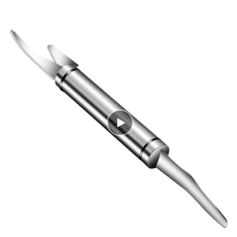 Shrimp Peeler Factory - OEM 5 in 1 Multifunctional Fast Fish Scale Knife Stainless