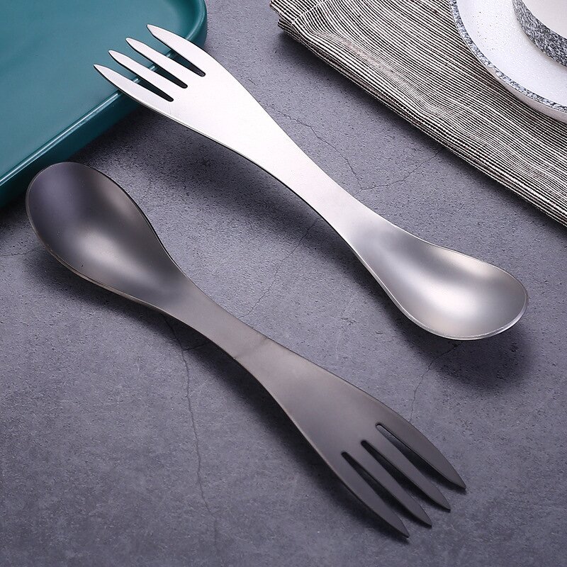 Cutlery Set Factory - OEM 304 Stainless Steel Double-Ended Octopus Dual-Purpose Spoon