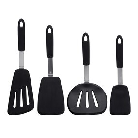 Silicone Kitchen Utensils Factory - OEM 2-Piece Stainless Steel Handle Heat Resistant