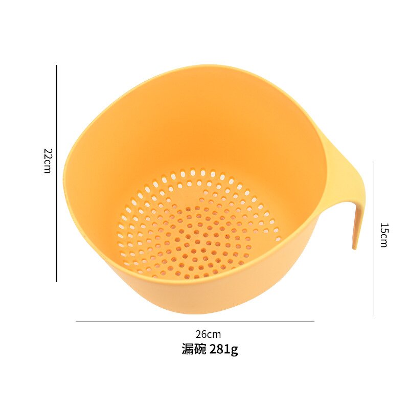 Salad Mixing Bowl Factory - OEM Plastic Drain Basket Vegetable Fruit Washing