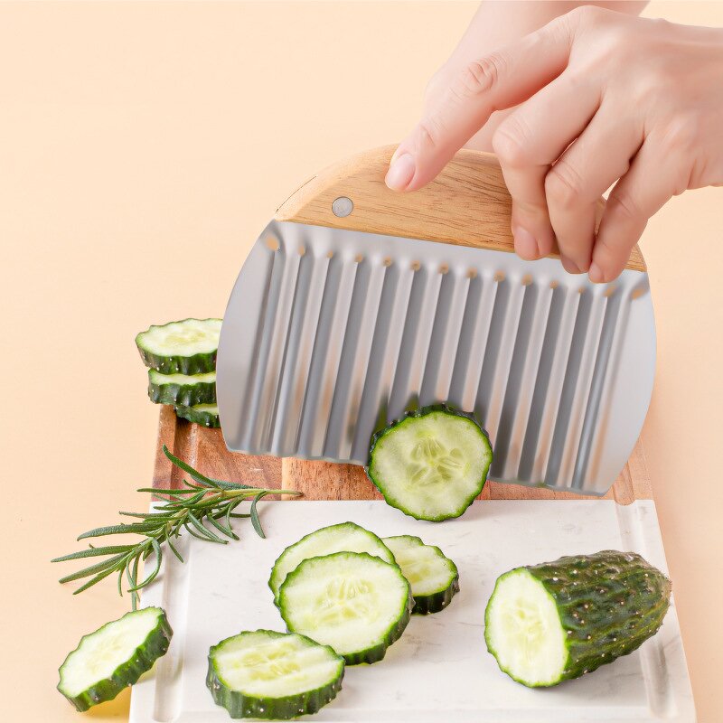 Vegetable Cutter Factory - OEM Everyday Stainless Steel Manual French Fries Bamboo