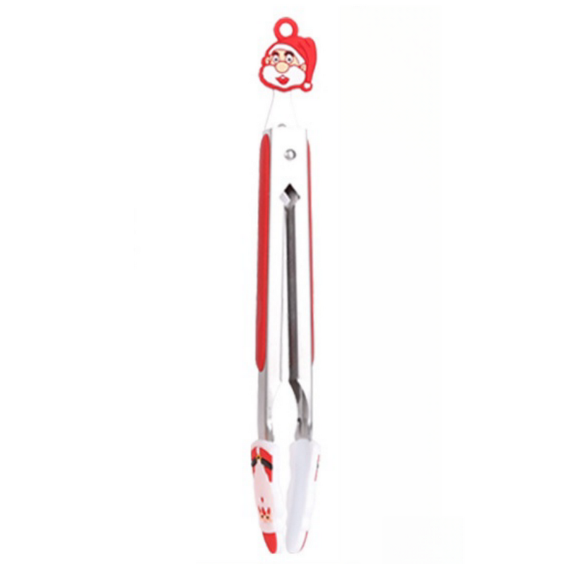 Food Tongs Factory - OEM 9 Inch Stainless Steel Kitchen BBQ Clip