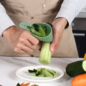 Vegetable Peeler Factory - OEM Creative Stainless Steel Square Household Protective