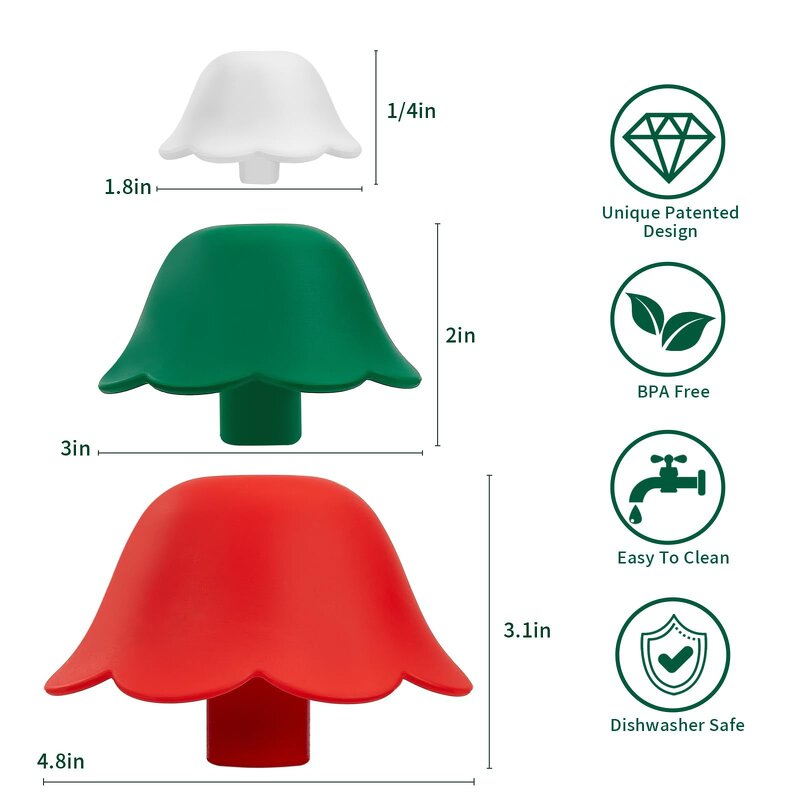 Kitchen Funnel Set Factory - OEM Hot Sales Christmas Tree Shaped Silicone Decoration