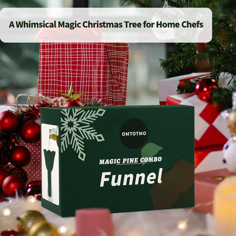 Kitchen Funnel Set Factory - OEM Hot Sales Christmas Tree Shaped Silicone Decoration