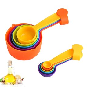 Measuring Cups Set Factory - OEM Baking Tool Plastic Collapsible Unique 10pcs 8pcs