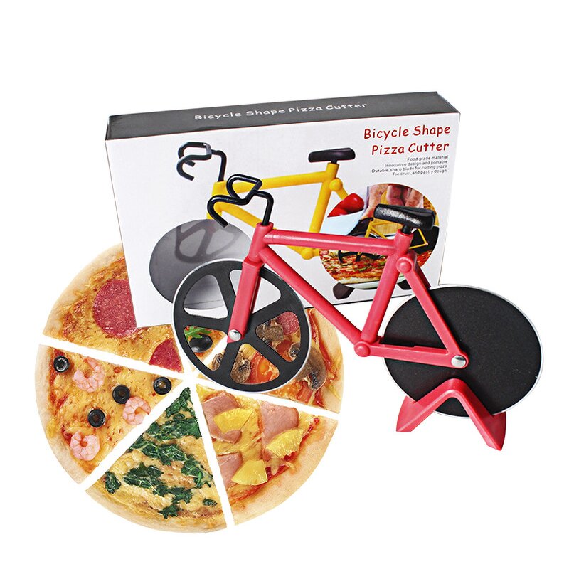 Pizza Cutter Factory - Bulk Wholesale Inexpensive Stainless Steel Bicycle Shape