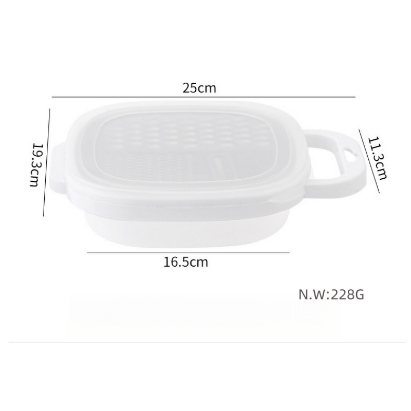 Vegetable Grater Factory - OEM Hot Sell Multi-function Stainless Steel 3 in 1 Big Hole