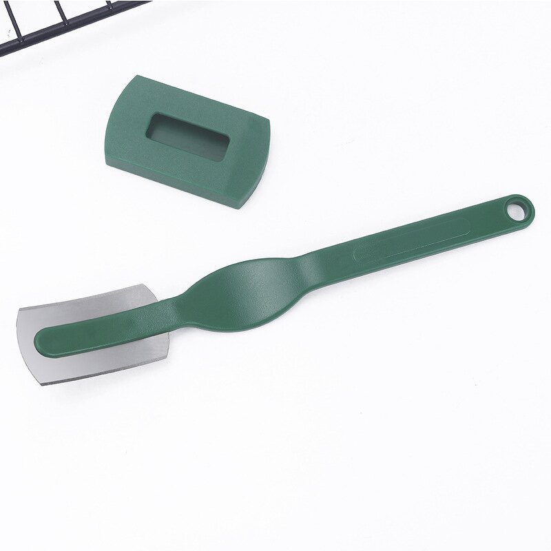 Bread Knife Factory - OEM Green Plastic Curved Shaped Cutter Baking Tool
