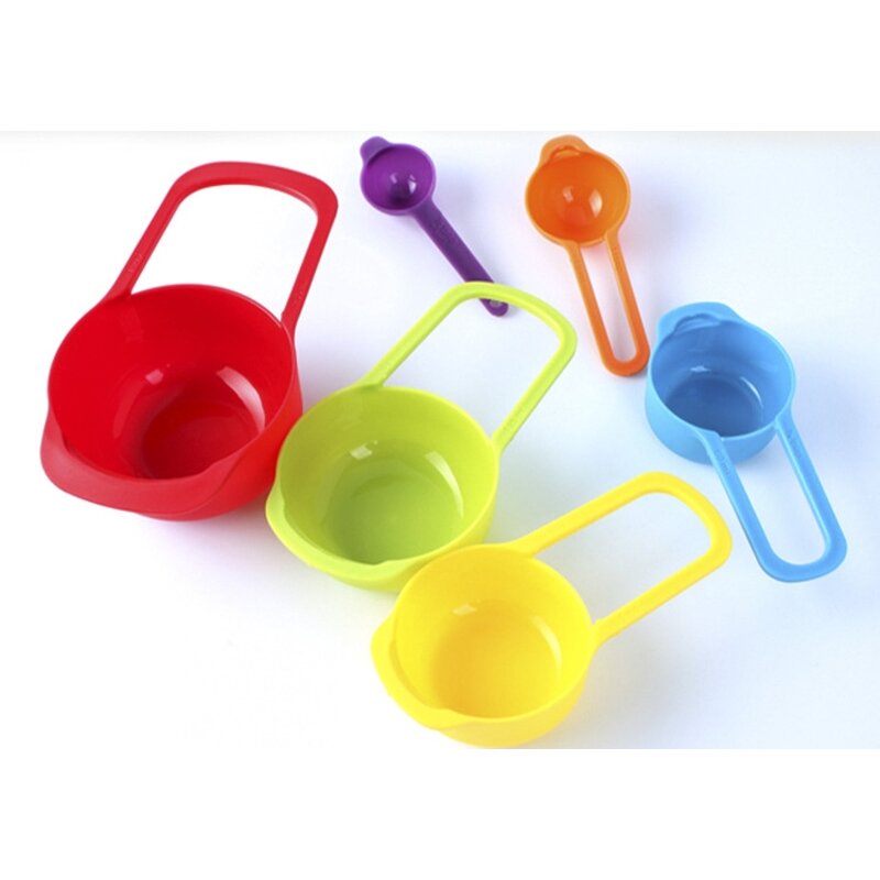 Measuring Cups Set Factory - OEM Rainbow 6pcs 250ml 125ml 85ml 60ml 15ml 7.5ml