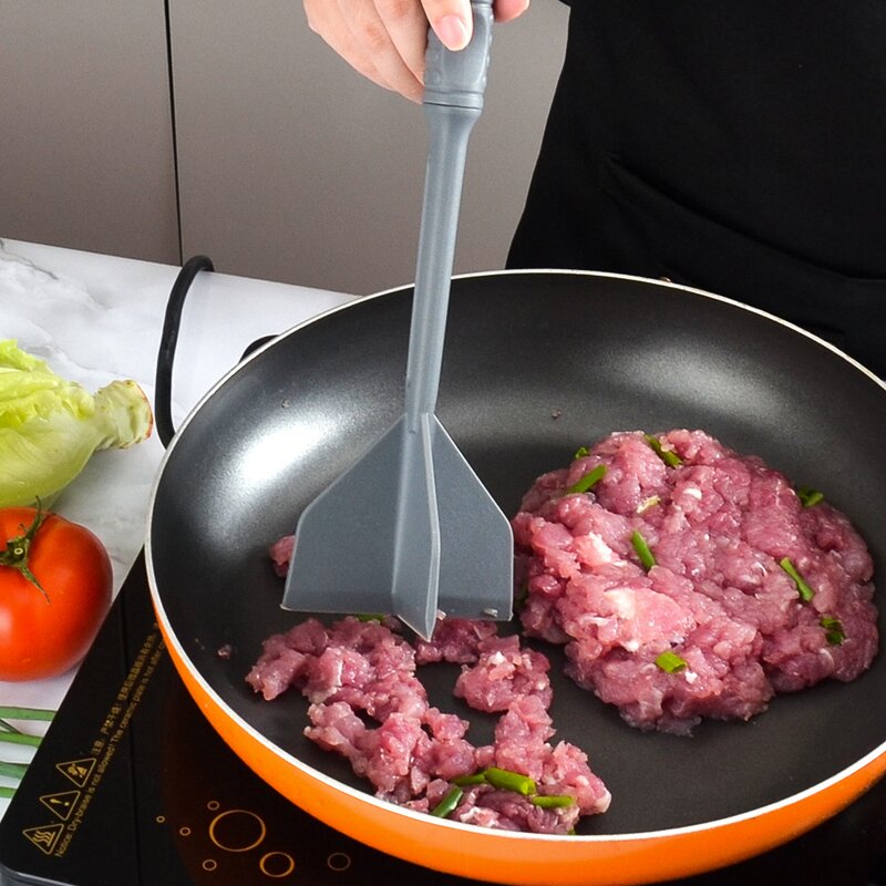 Hamburger Chopper Factory - OEM Non-Stick Heat Resistant Nylon Multifunctional Meat Masher