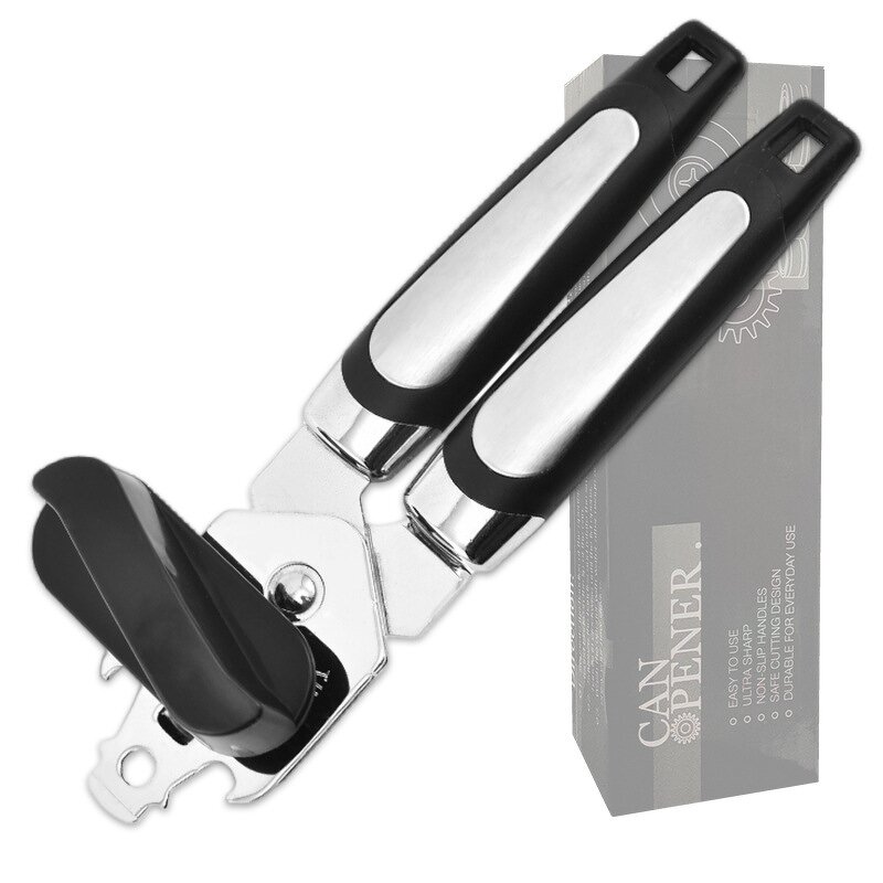 Can Opener Factory - OEM Premium Black Stainless Steel Manual Multi-Function