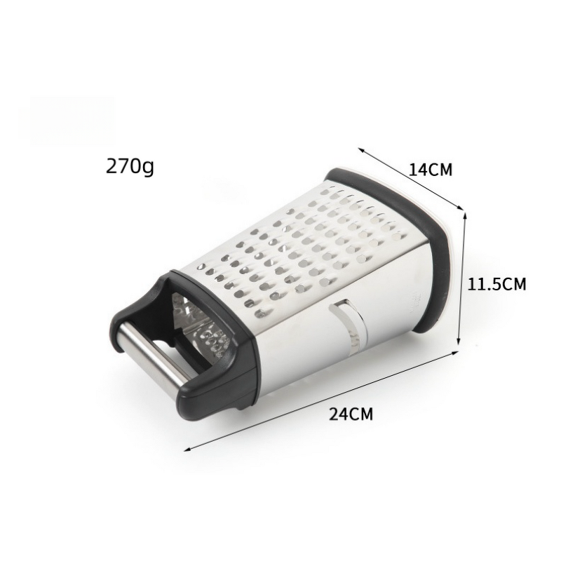 Cheese Grater Factory - OEM Professional Stainless Steel 4-Sided Handheld Box