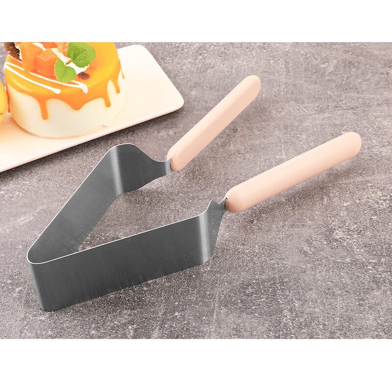Cake Slicer Factory - OEM Stainless Steel Triangle Wedding Cake Knife Server