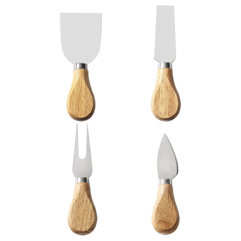 Cheese Knives Set Factory - OEM Stainless Steel Slicer Wood Handle Mini Knife