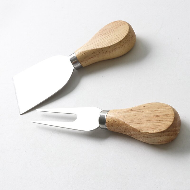 Cheese Knives Set Factory - OEM Stainless Steel Slicer Wood Handle Mini Knife