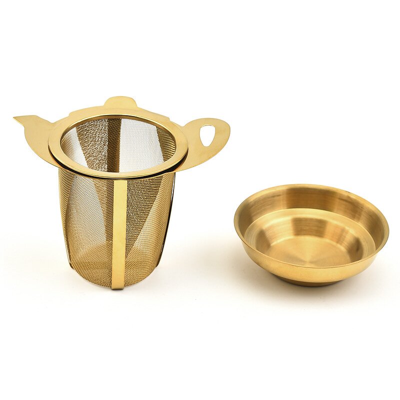 Tea Infuser Factory - OEM Eco-Friendly Stocked Stainless Steel Fine Mesh Strainer