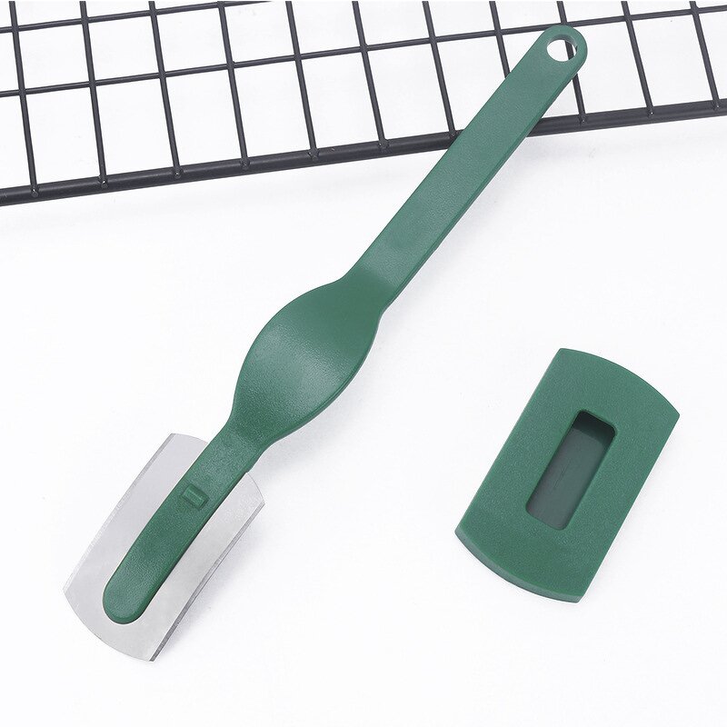 Bread Knife Factory - OEM Green Plastic Curved Shaped Cutter Baking Tool