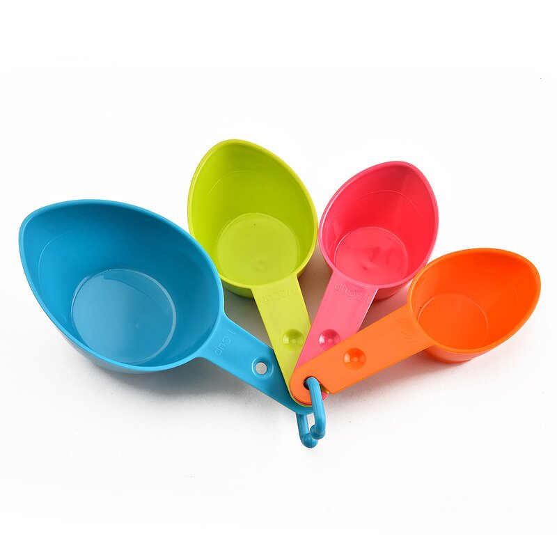 Measuring Cups Set Factory - OEM 9PCS 1Cup Food Grade Kitchen Plastic Different Colors