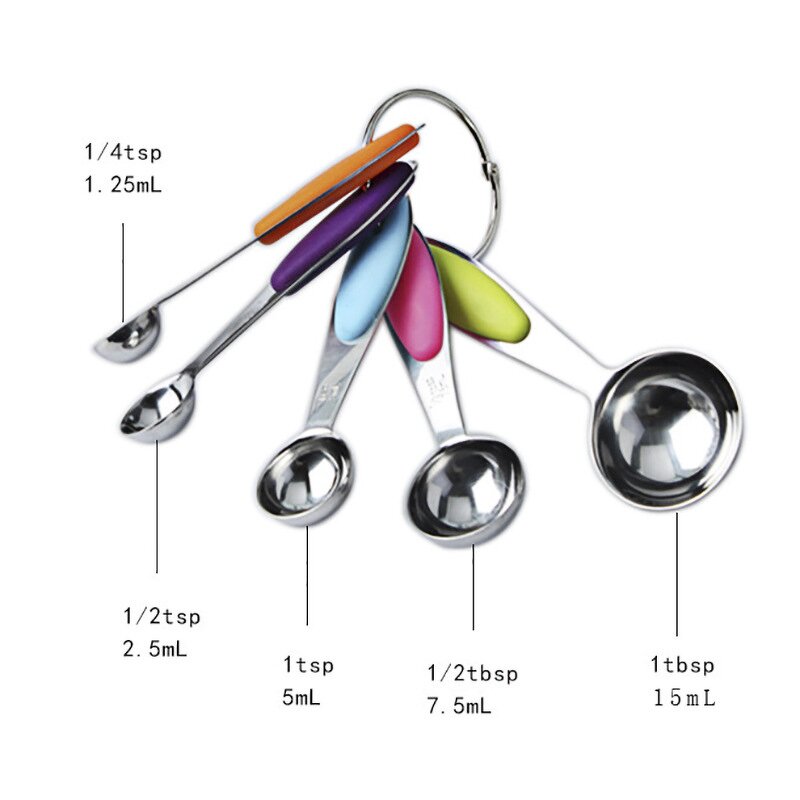 Measuring Cups Set Factory - OEM 2025 New Eco-Friendly 10pcs Colorful Stainless Steel