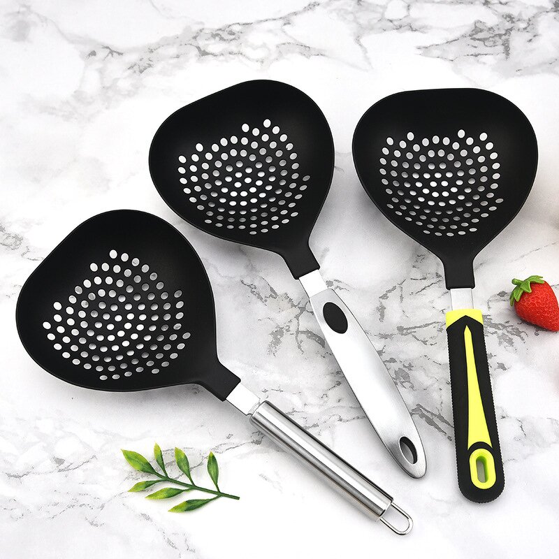 Oil Strainer Factory - OEM Home Kitchen Slotted Skimmer Nylon Kitchen Skimmer