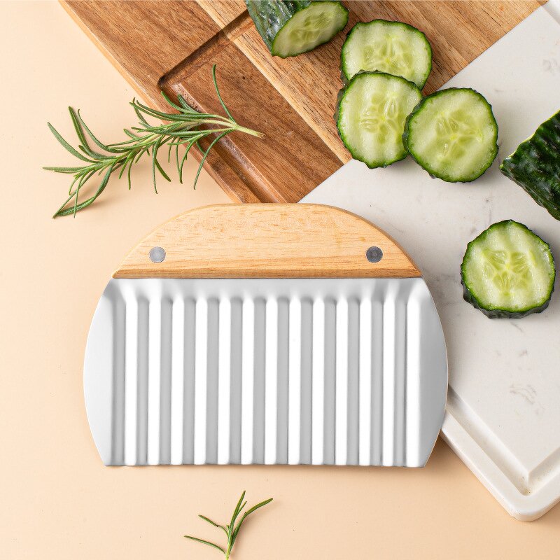 Vegetable Cutter Factory - OEM Everyday Stainless Steel Manual French Fries Bamboo