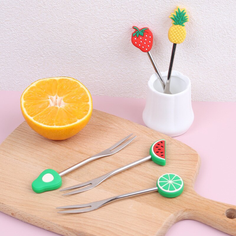 Fork Spoon Cutlery Factory - OEM Silicon Head Stainless Steel Stirring Spoon