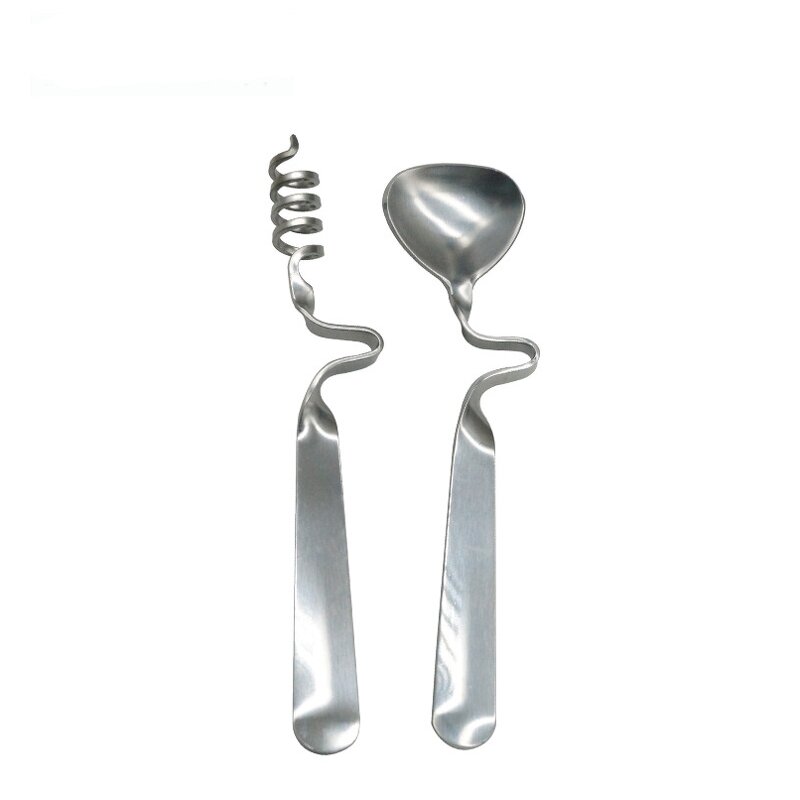 Coffee Spoon Fork Factory - OEM Set of 2 Classic Cute Mirror Polished Stainless
