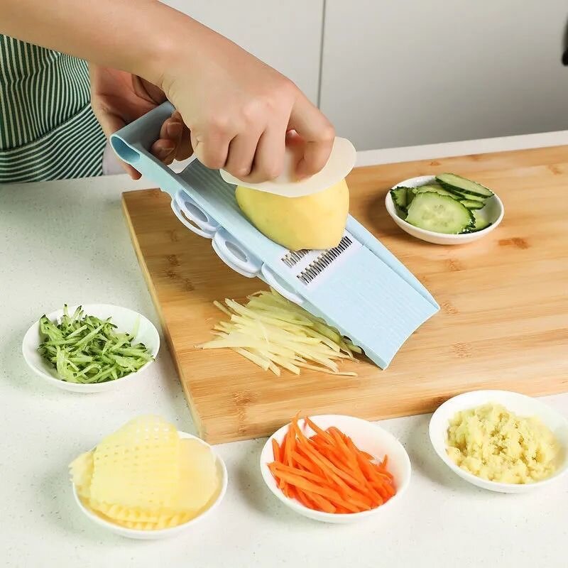 Vegetable Cutter Factory - OEM Multi-Function Stainless Steel Plastic Manual Chopper