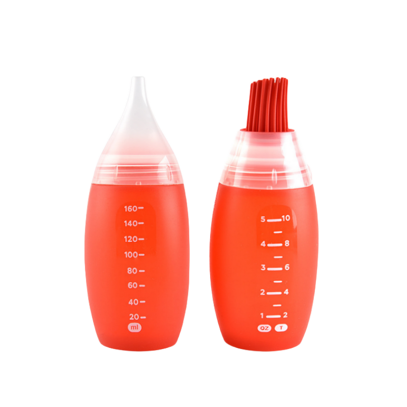 BBQ Tool Factory - OEM Oil Dressing Dispenser Silicone Brush Bottle