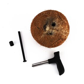 Coconut Opener Factory - OEM Stainless Steel Manual Peeler Grater Tool PP Material