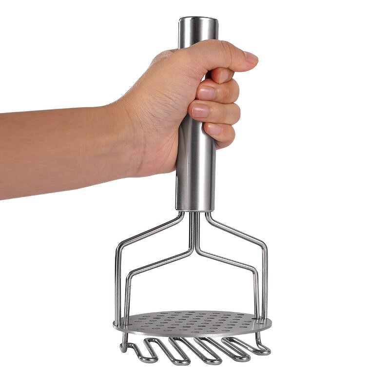 Potato Masher Factory - OEM Heavy Duty Stainless Steel Manual Puree Press Vegetable