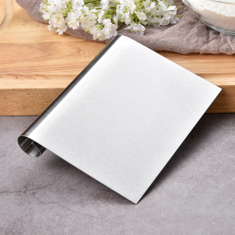 Food Scraper Factory - OEM Kitchen Baking Tool Stainless Steel Blade Measuring