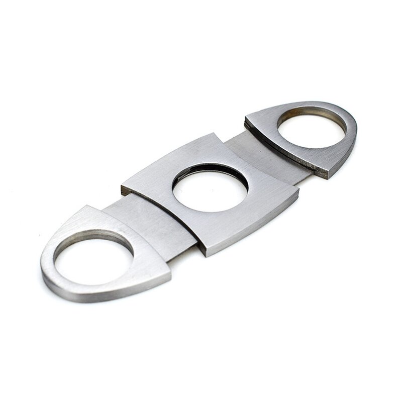 Cigar Cutter Factory - OEM Factory Outlet Custom Logo V-Shaped Stainless Steel