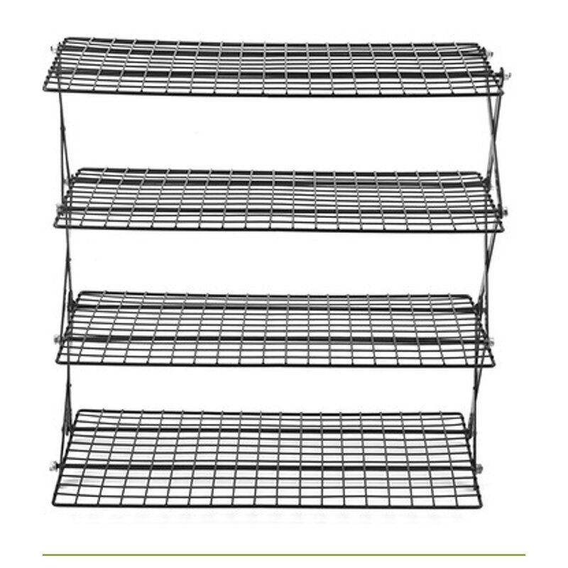 Campfire Grill Factory - OEM Foldable Metal Stackable Storage Rack for Camping