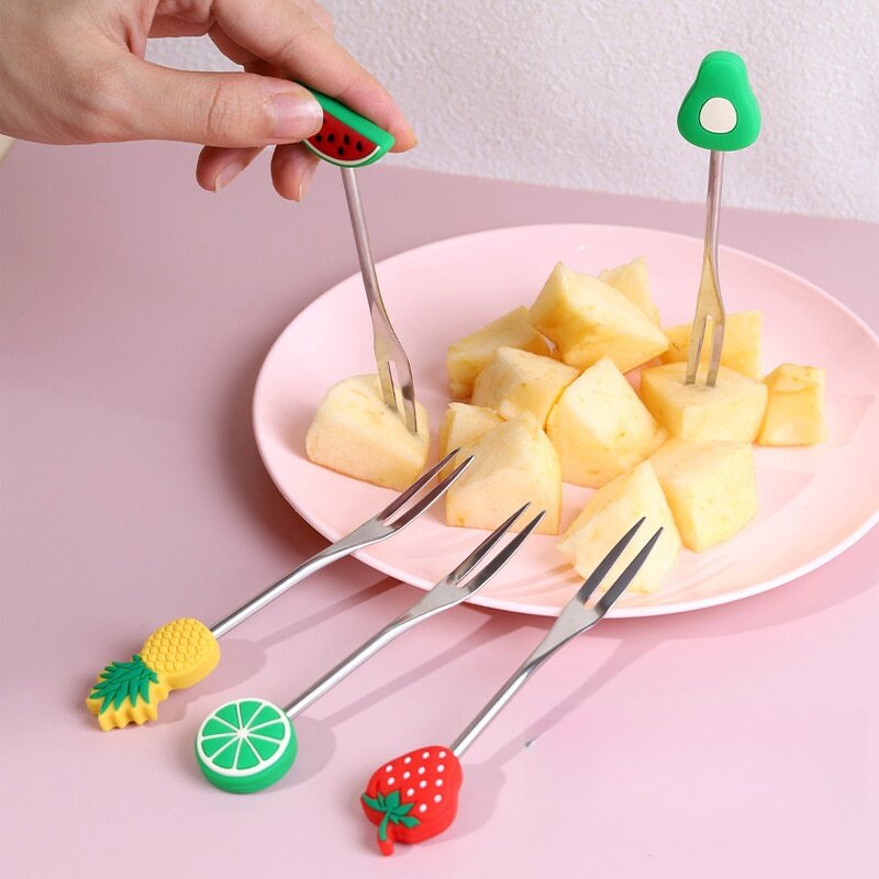 Fork Spoon Cutlery Factory - OEM Silicon Head Stainless Steel Stirring Spoon