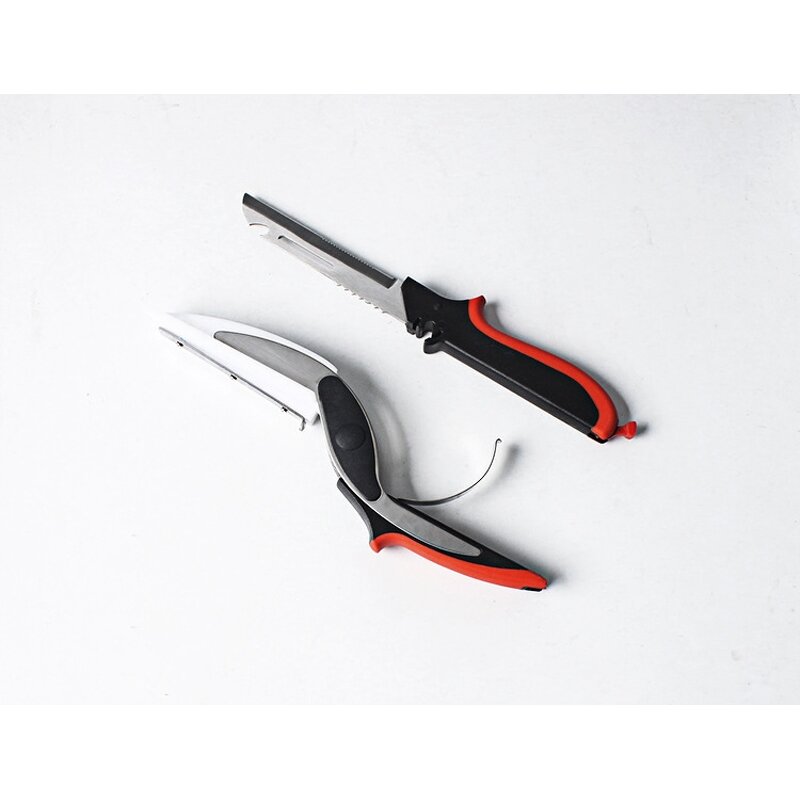 Kitchen Scissors Factory - OEM 6-in-1 Multifunction Knife Cutting Board Peeler