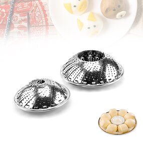 Food Steamer Basket Factory - OEM Stainless Steel Folding Cooking Veggie Fish Seafood