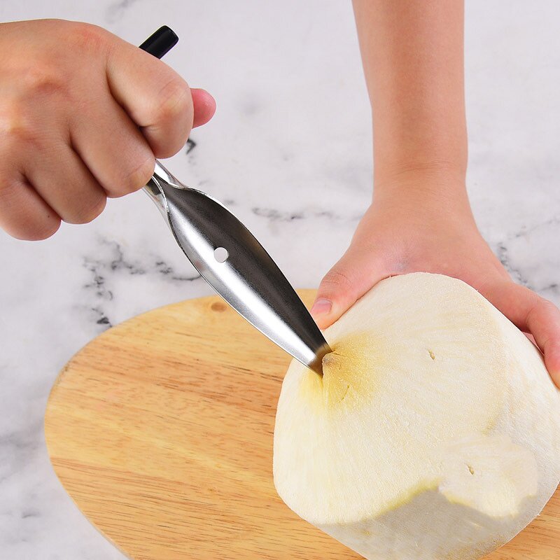 Coconut Spatula Cutter Factory - OEM Portable Stainless Steel Safe Manual Kitchen