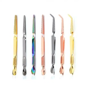 Double Sided Nail Tool Manufacturer - OEM 2022 Dead Skin Cutter Spoon