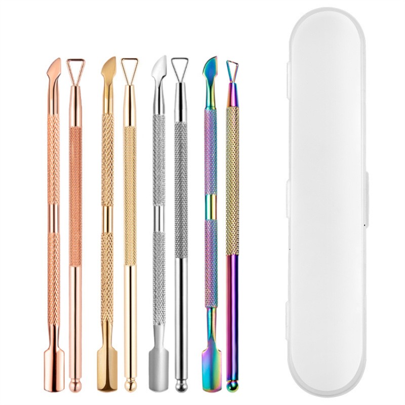 Cuticle Pusher Factory - Bulk Stainless Steel 2 Way Pedicure Cleaner