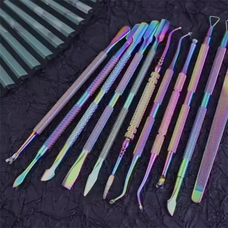 Cuticle Pusher Factory - Bulk Stainless Steel 2 Way Pedicure Cleaner