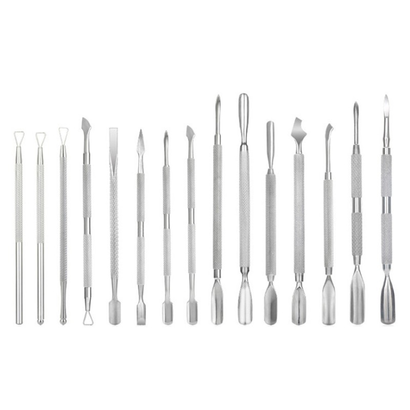 Nail Cuticle Pusher Supplier - Bulk Stainless Steel Remover Cutter Set