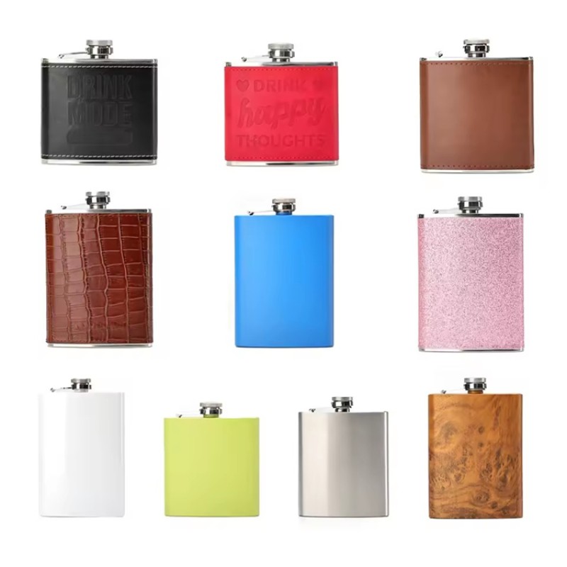 Hip Flask Supplier - OEM 304 Stainless Steel 4-7OZ Customized Logo