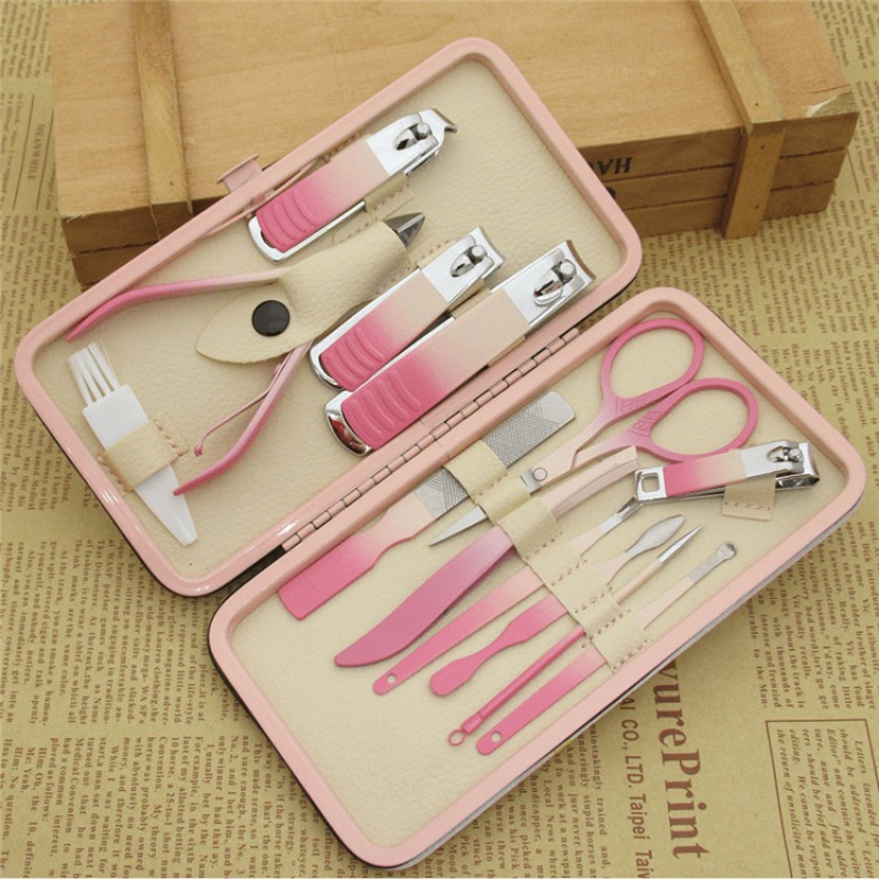 Nail Clipper Kit Supplier - Bulk Wholesale Pink Gradient Cuticle