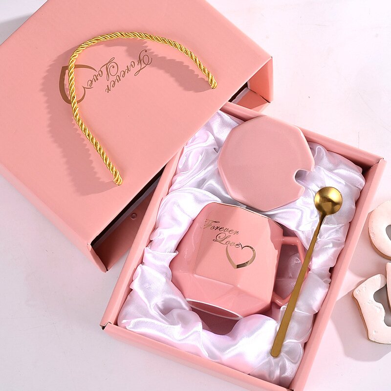 Custom Gift Sets Supplier - OEM/ODM Couple Mug Set Bridesmaid Valentine Luxury Ceramic