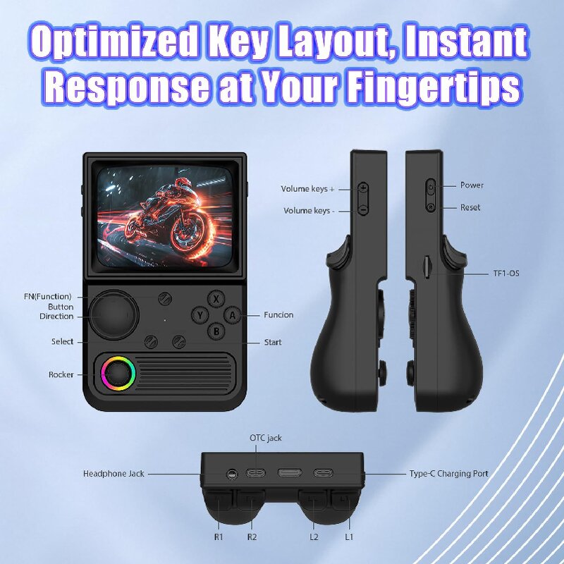 Handheld Video Game Console Supplier - OEM/ODM Trending R36t 3.5 Inch Ips Screen RGB